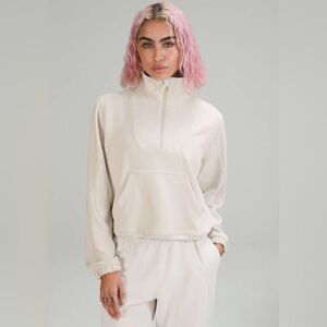 Lululemon Brushed Softstreme Ribbed Half Zip